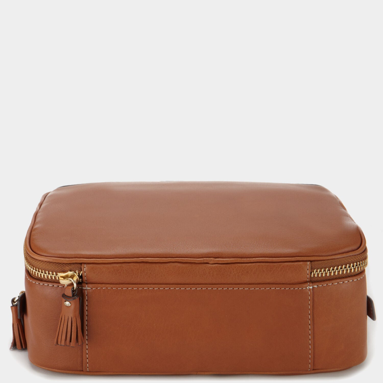 Bespoke Zipped Wash Bag -

          
            Butter Leather in Tan -
          

          Anya Hindmarch EU
