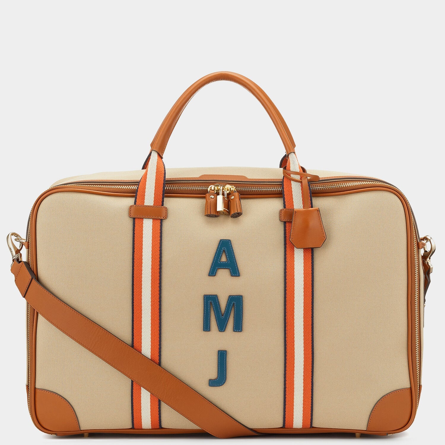 Bespoke Walton Travel Bag -

          
            Canvas in Tan -
          

          Anya Hindmarch EU
