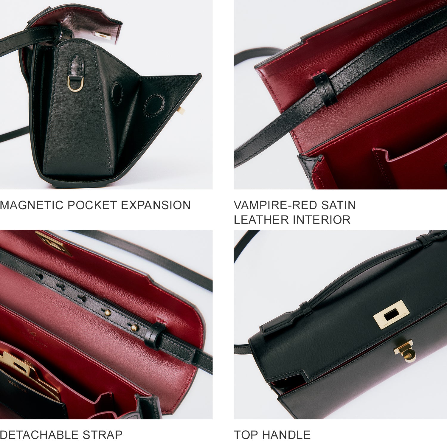 Mortimer Clutch -

          
            Calf Leather in Black -
          

          Anya Hindmarch EU
