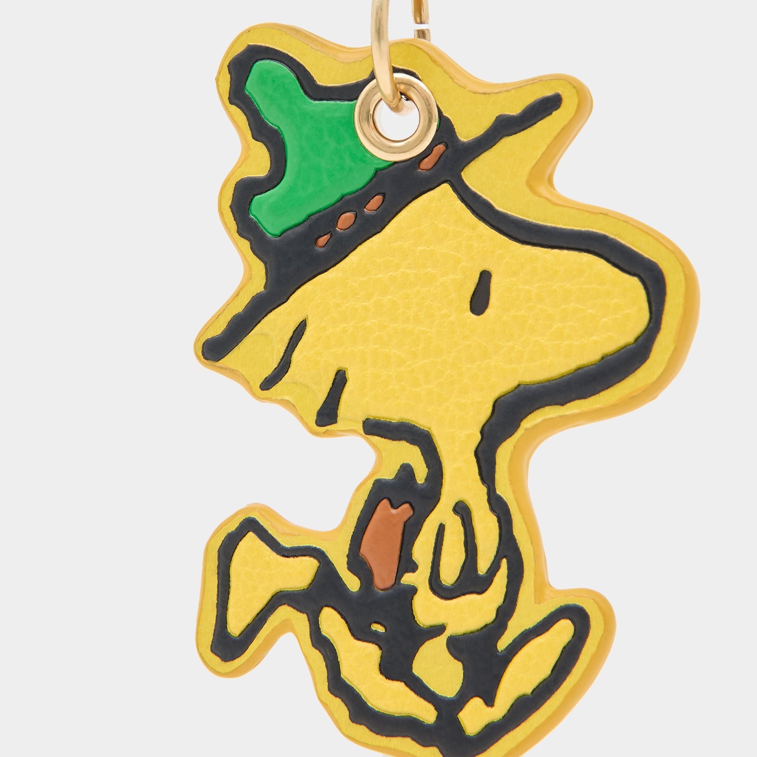 Peanuts Woodstock Key Charm -

          
            Capra Leather in Yellow -
          

          Anya Hindmarch EU
