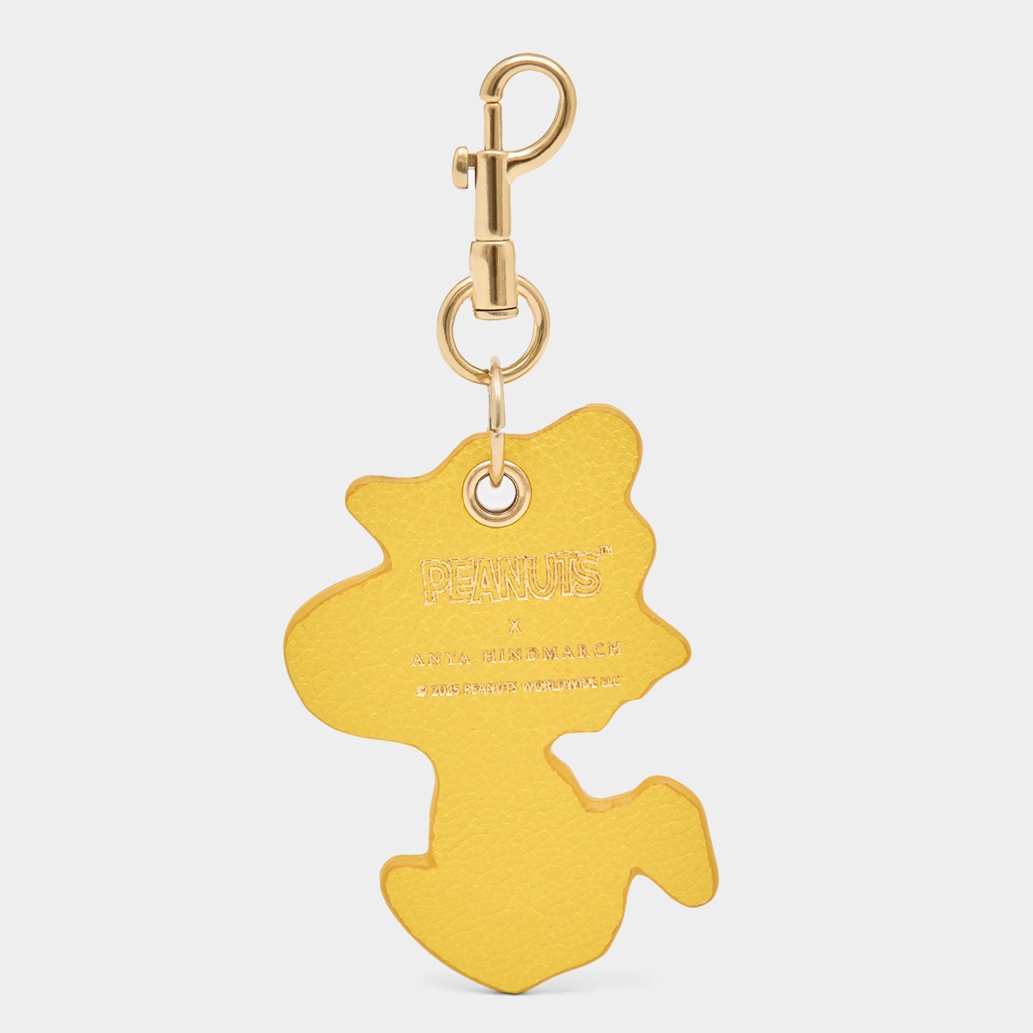 Peanuts Woodstock Key Charm -

          
            Capra Leather in Yellow -
          

          Anya Hindmarch EU

