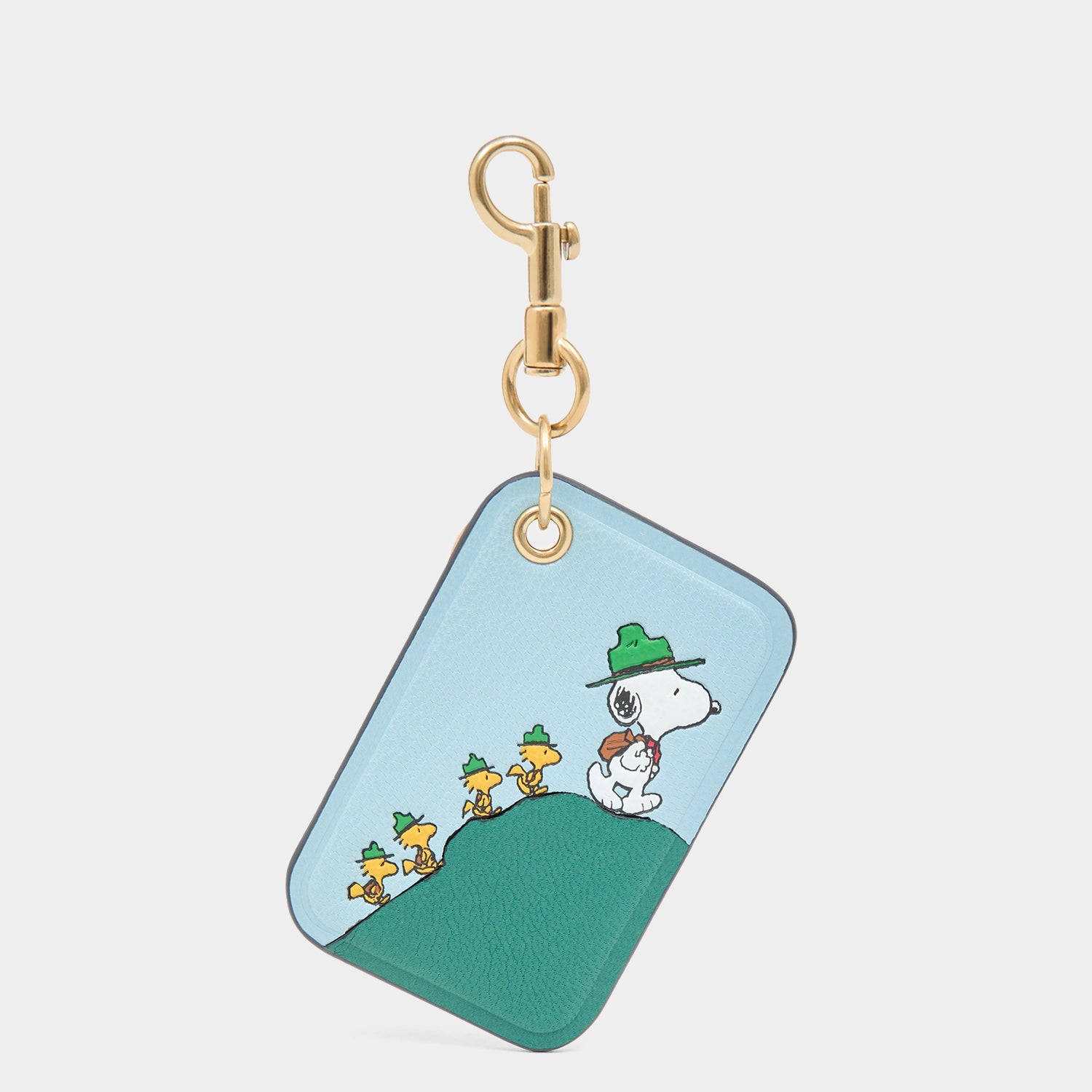 Peanuts Snoopy Key Charm -

          
            Capra Leather in Mayan Blue -
          

          Anya Hindmarch EU
