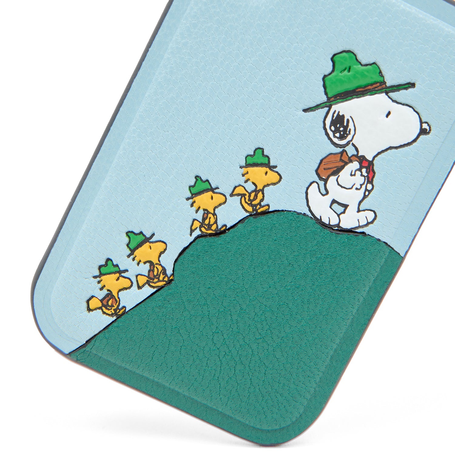 Peanuts Snoopy Key Charm -

          
            Capra Leather in Mayan Blue -
          

          Anya Hindmarch EU
