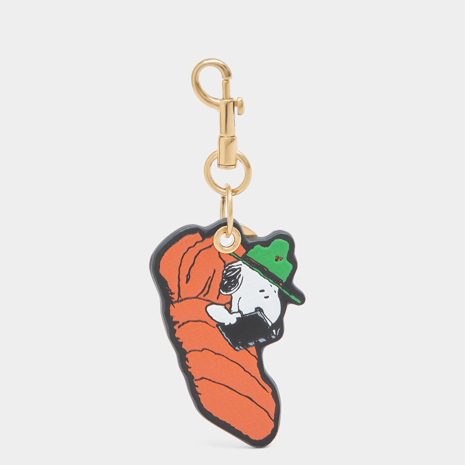 Peanuts Snoopy Key Charm -

          
            Capra Leather in Dark Clementine Orange -
          

          Anya Hindmarch EU
