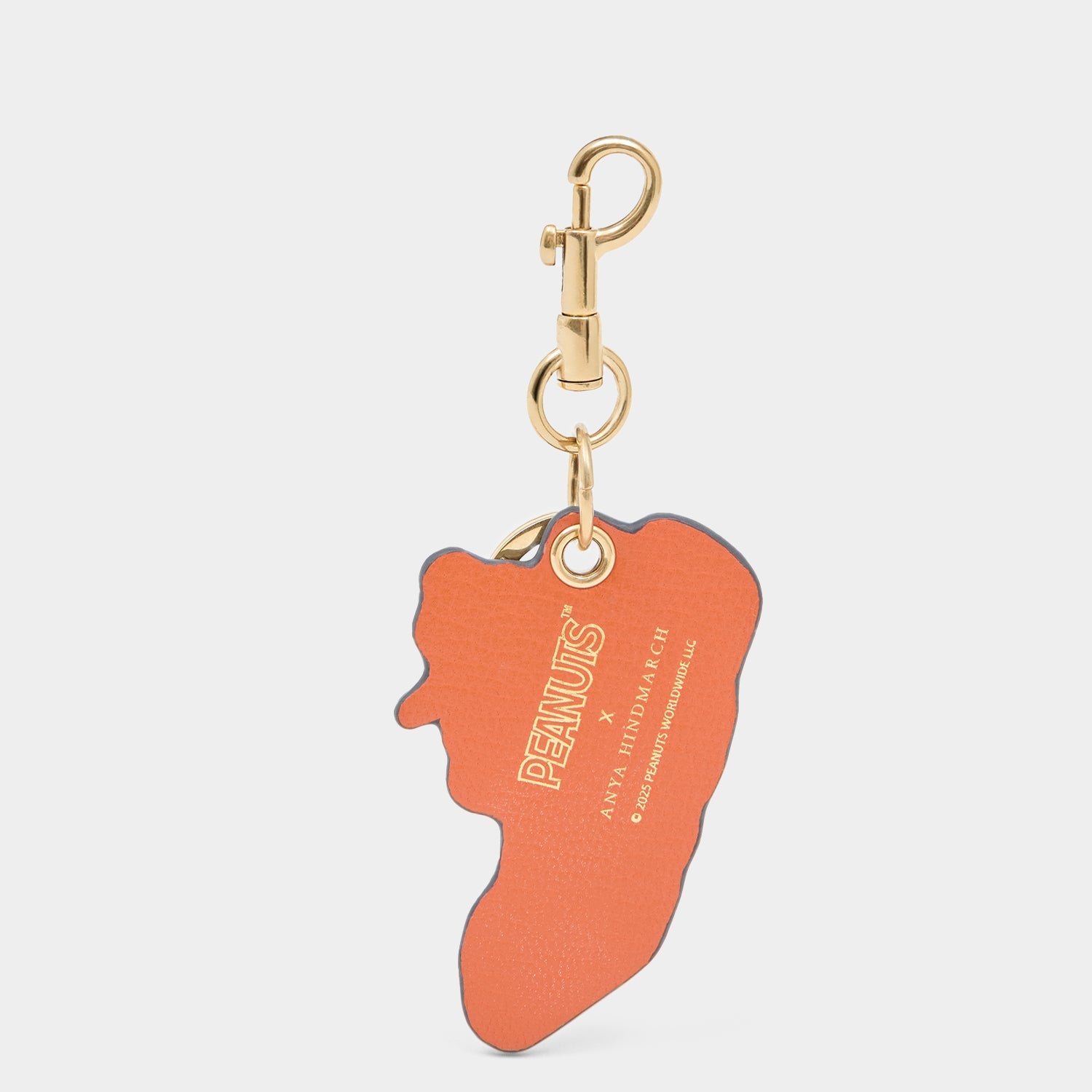 Peanuts Snoopy Key Charm -

          
            Capra Leather in Dark Clementine Orange -
          

          Anya Hindmarch EU
