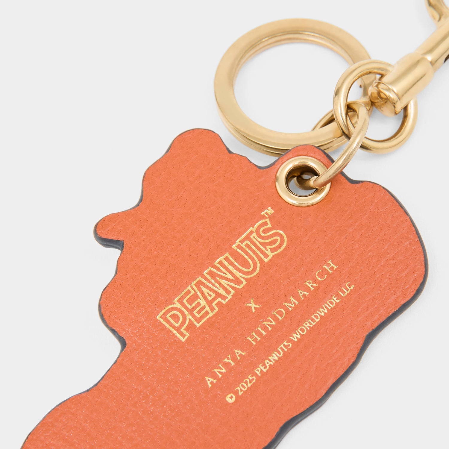 Peanuts Snoopy Key Charm -

          
            Capra Leather in Dark Clementine Orange -
          

          Anya Hindmarch EU
