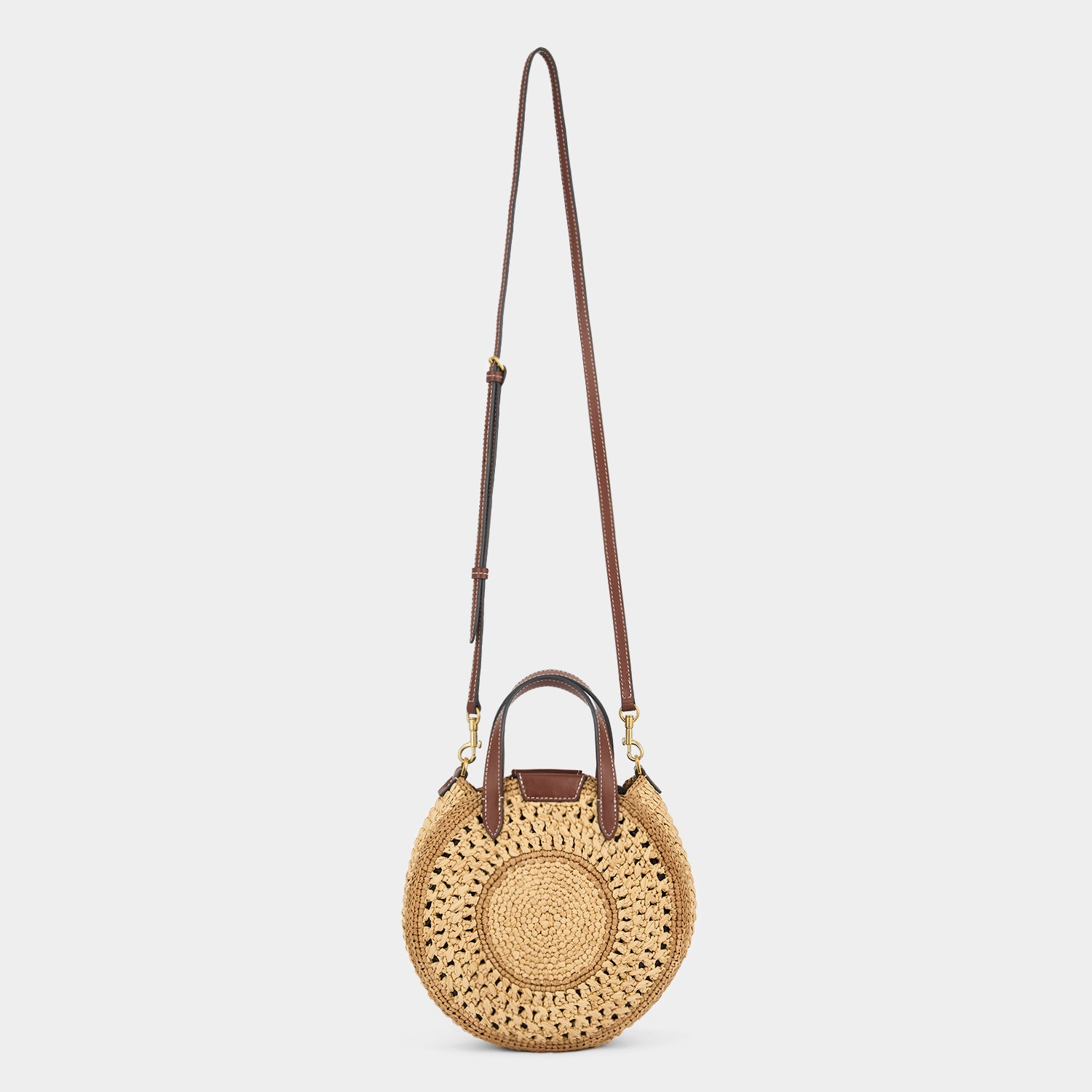 Raffia Small Round Bow Tote -

          
            Raffia in Natural -
          

          Anya Hindmarch EU
