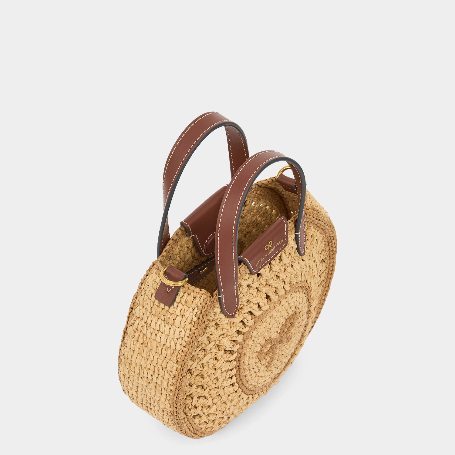 Raffia Small Round Bow Tote -

          
            Raffia in Natural -
          

          Anya Hindmarch EU
