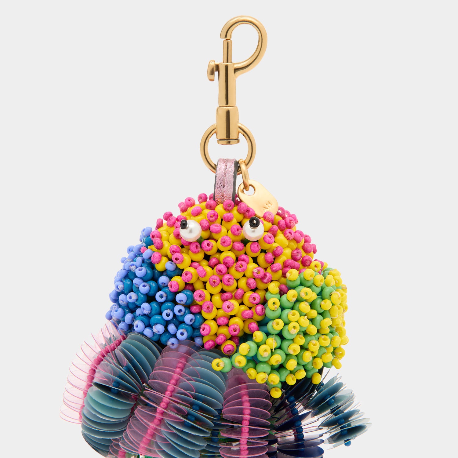 Sea Creature Beaded Charm -

          
            Satin/Satin Leather in Lime Yellow -
          

          Anya Hindmarch EU
