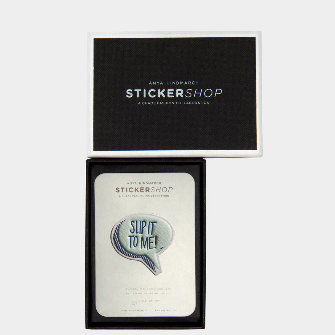 Slip It To Me Sticker -

          
            Capra in Chalk -
          

          Anya Hindmarch EU
