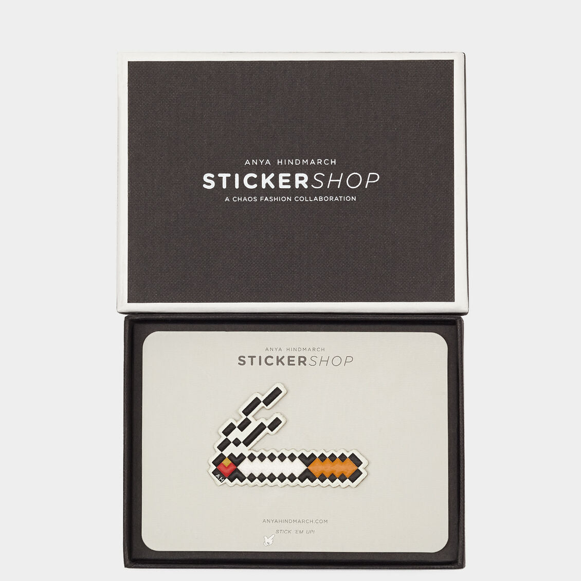 Cigarette Sticker -

          
            Capra in Optic White -
          

          Anya Hindmarch EU
