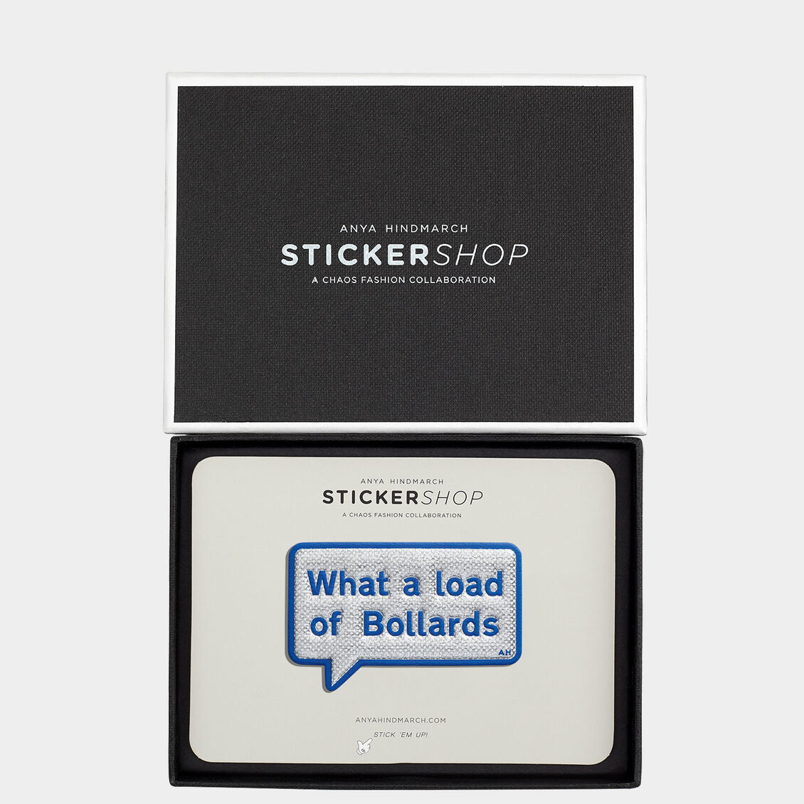 Bollards Sticker -

          
            Metallic Capra in Silver -
          

          Anya Hindmarch EU
