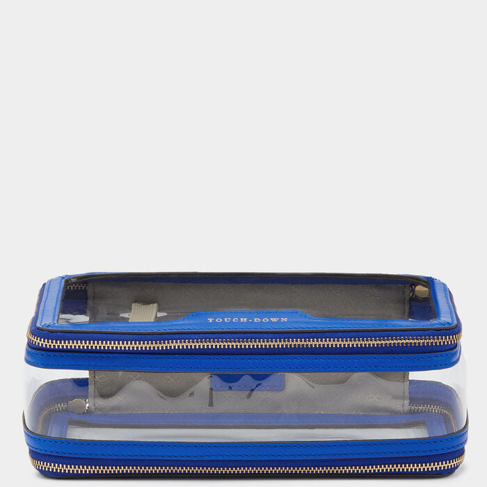 In-Flight Case -

          
            Circus Leather in Electric Blue -
          

          Anya Hindmarch EU
