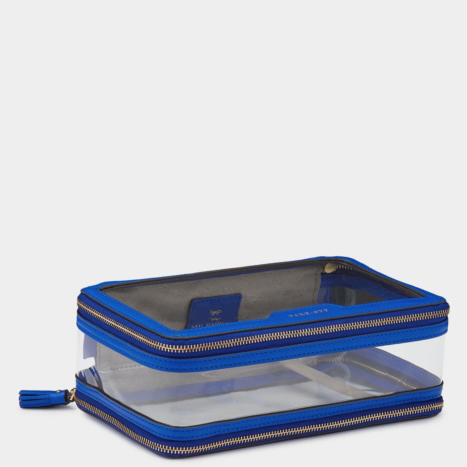 In-Flight Case -

          
            Circus Leather in Electric Blue -
          

          Anya Hindmarch EU
