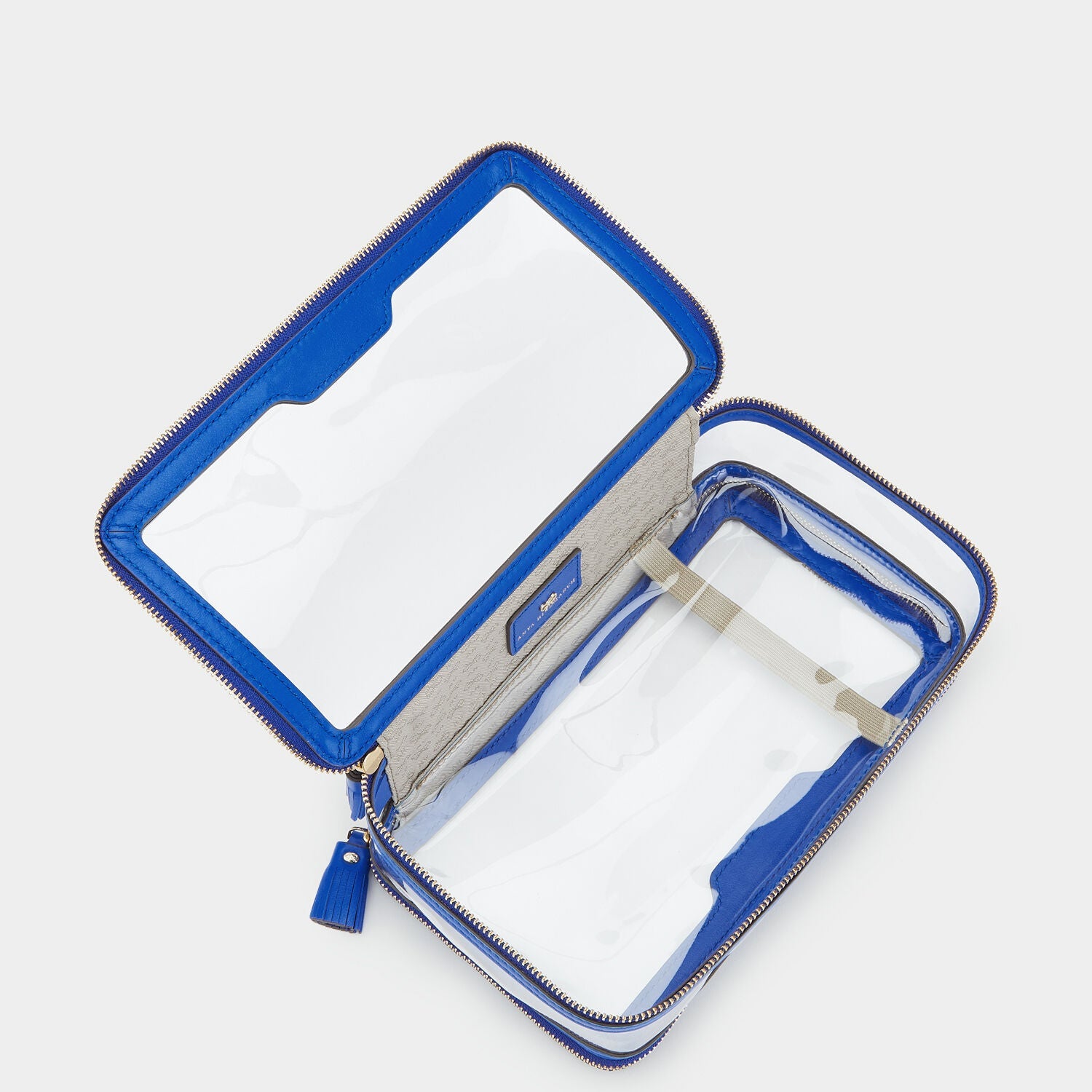 In-Flight Case -

          
            Circus Leather in Electric Blue -
          

          Anya Hindmarch EU
