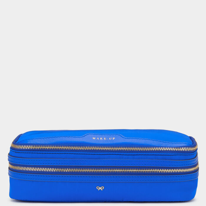 Make-Up Pouch -

          
            Recycled Nylon in Electric Blue -
          

          Anya Hindmarch EU
