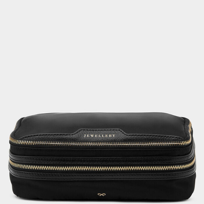 Jewellery Pouch -

          
            Nylon in Black -
          

          Anya Hindmarch EU
