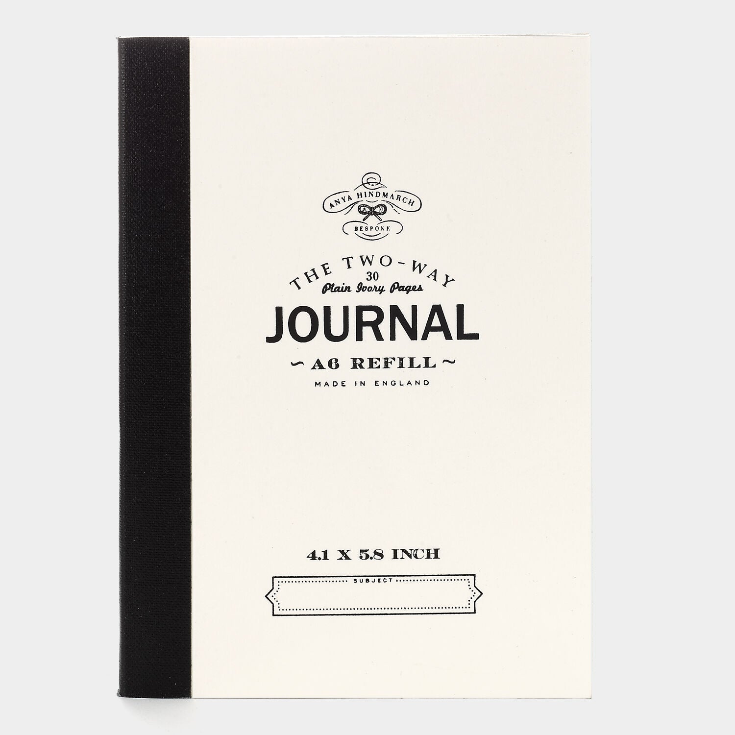 Bespoke A6 Two Way Journal Refill -

          
            Paper in White -
          

          Anya Hindmarch EU
