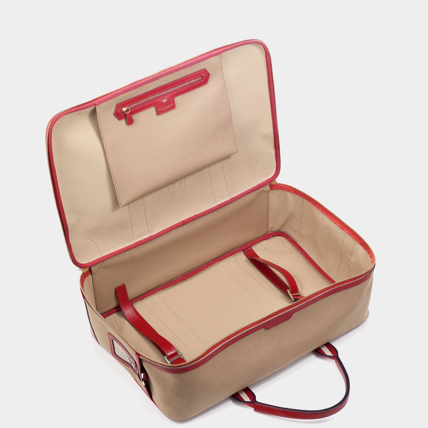 Bespoke Walton Travel Bag -

          
            Canvas in Red -
          

          Anya Hindmarch EU
