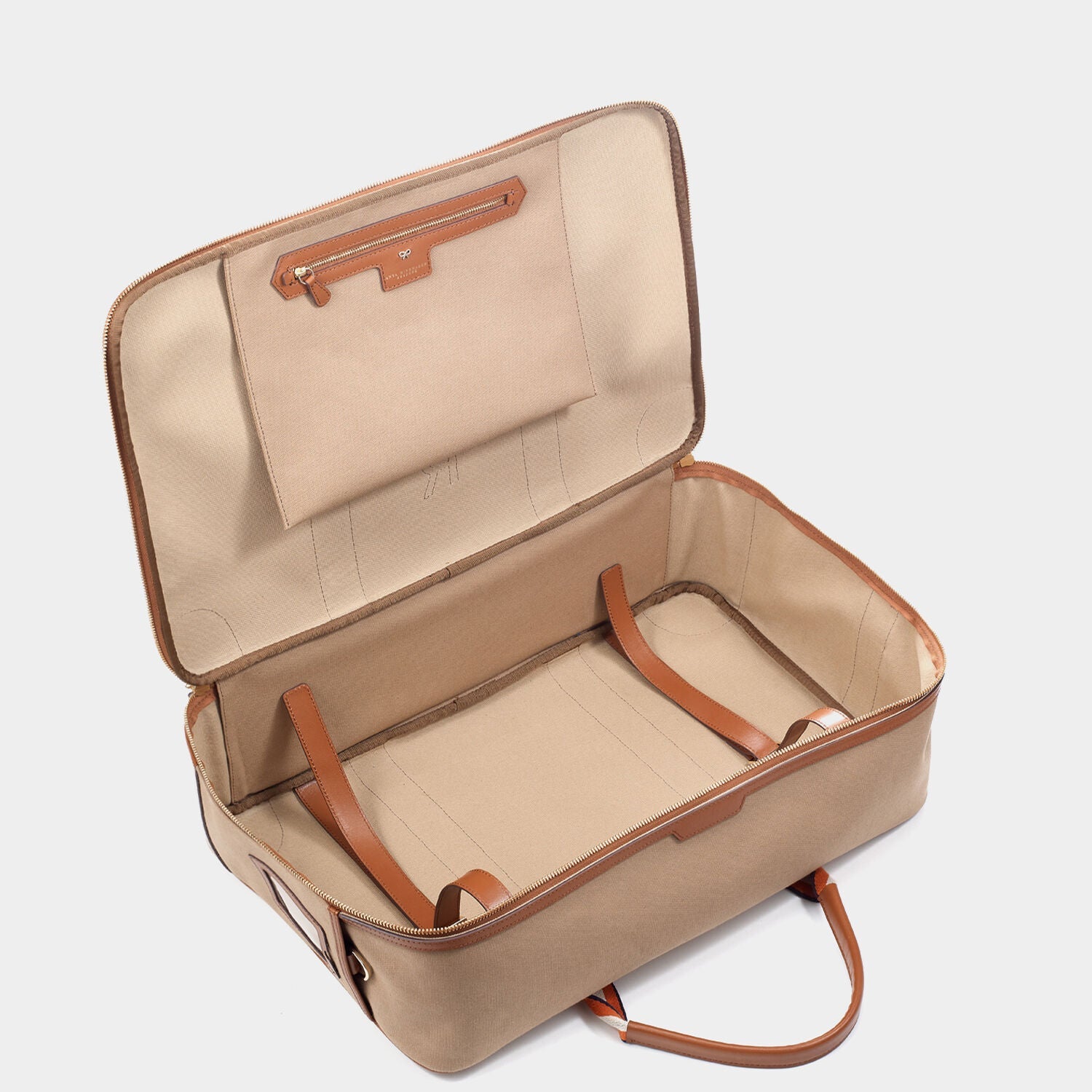 Bespoke Walton Travel Bag -

          
            Canvas in Tan -
          

          Anya Hindmarch EU
