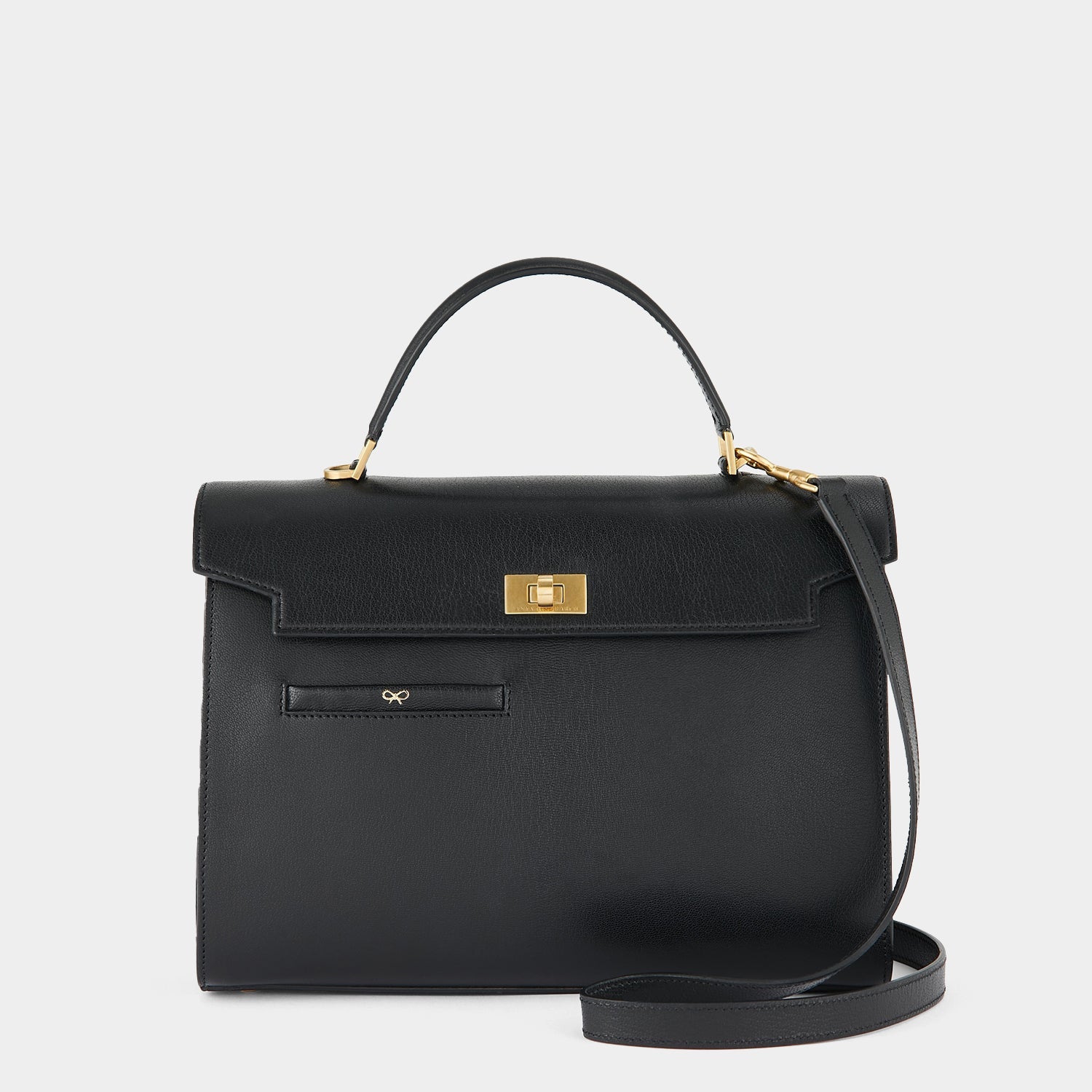 Mortimer -

                  
                    Leather in Black -
                  

                  Anya Hindmarch EU
