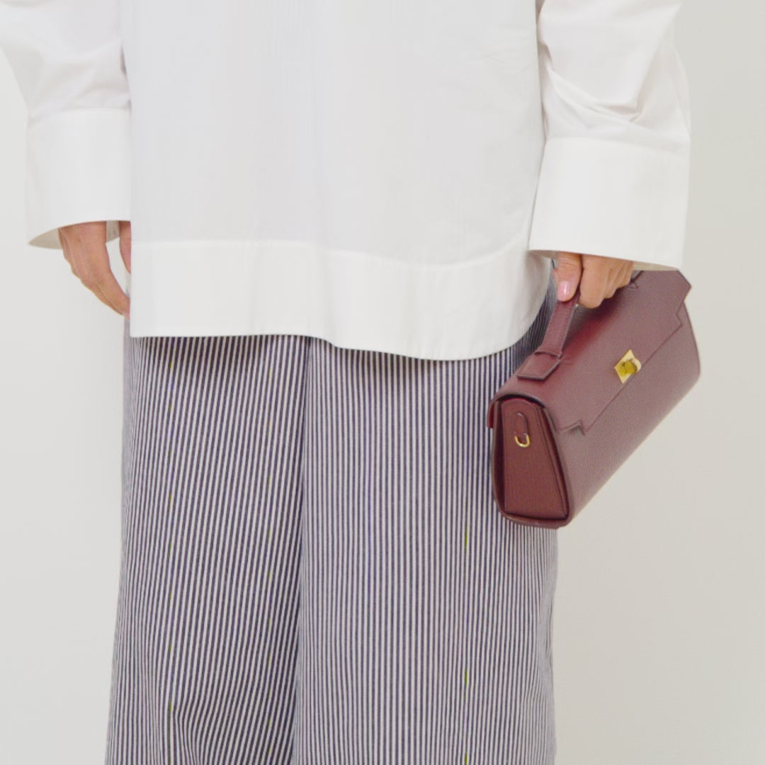 Mortimer Clutch -

          
            Crosshatch Leather in Barolo Red  -
          

          Anya Hindmarch EU
