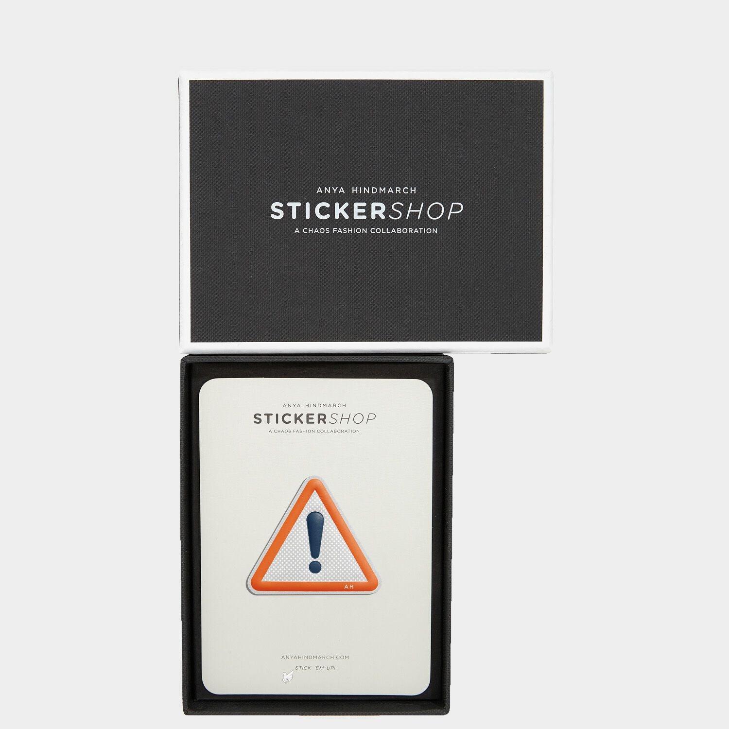 Warning Leather Sticker -

          
            Capra in Chalk -
          

          Anya Hindmarch EU
