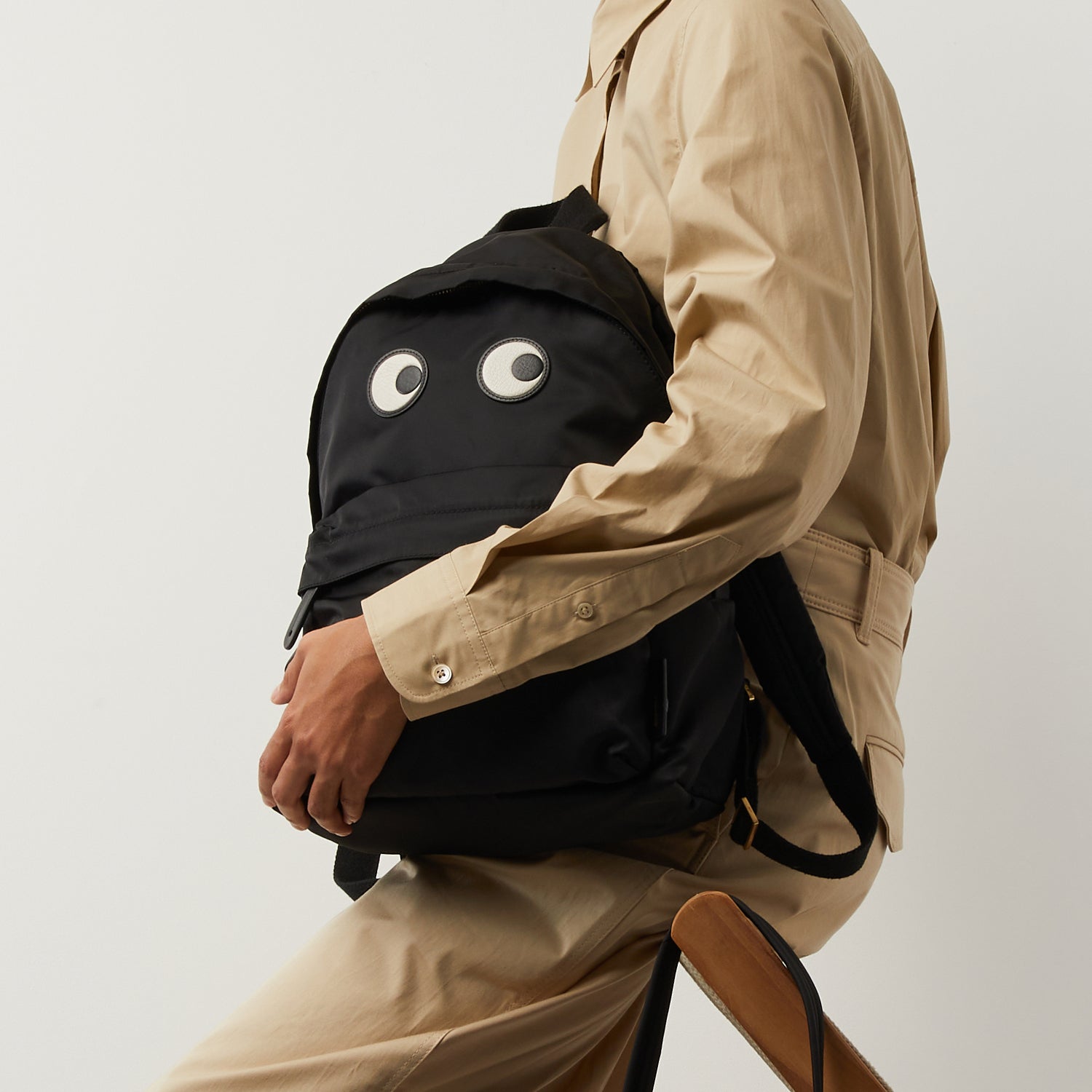 Eyes Backpack -

                  
                    Nylon in Black -
                  

                  Anya Hindmarch EU
