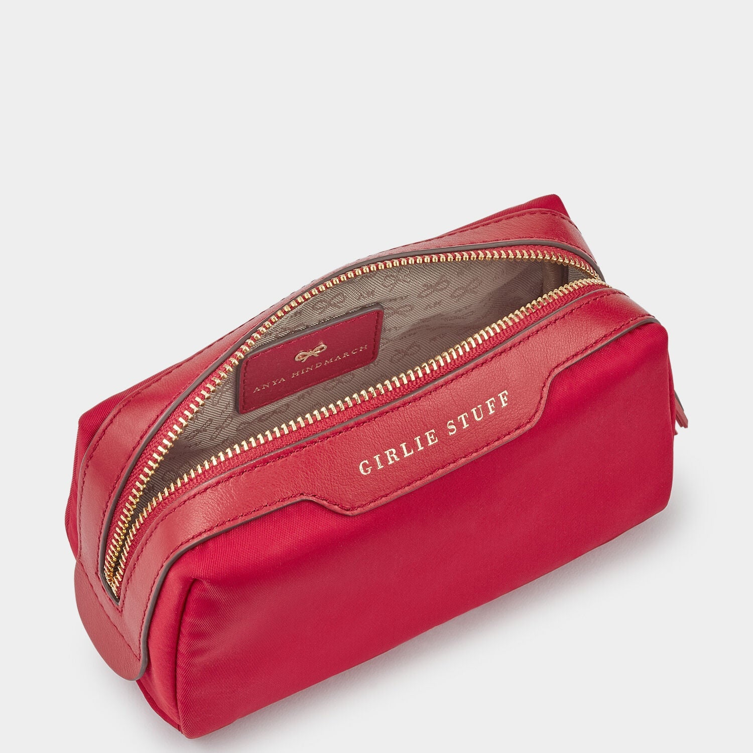 Girlie Stuff Pouch -

                  
                    Recycled Nylon in Red -
                  

                  Anya Hindmarch EU
