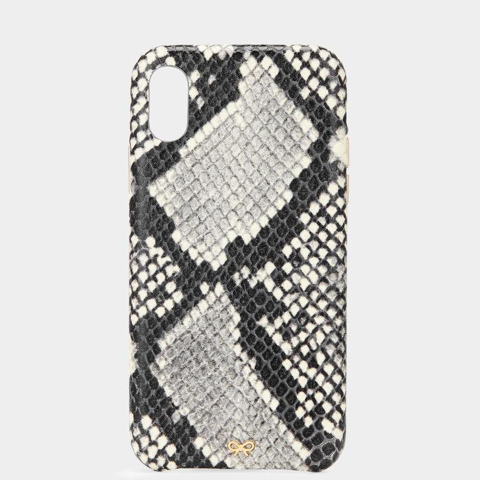 iPhone X/XS Case -

                  
                    Python-Print Leather in Natural -
                  

                  Anya Hindmarch EU
