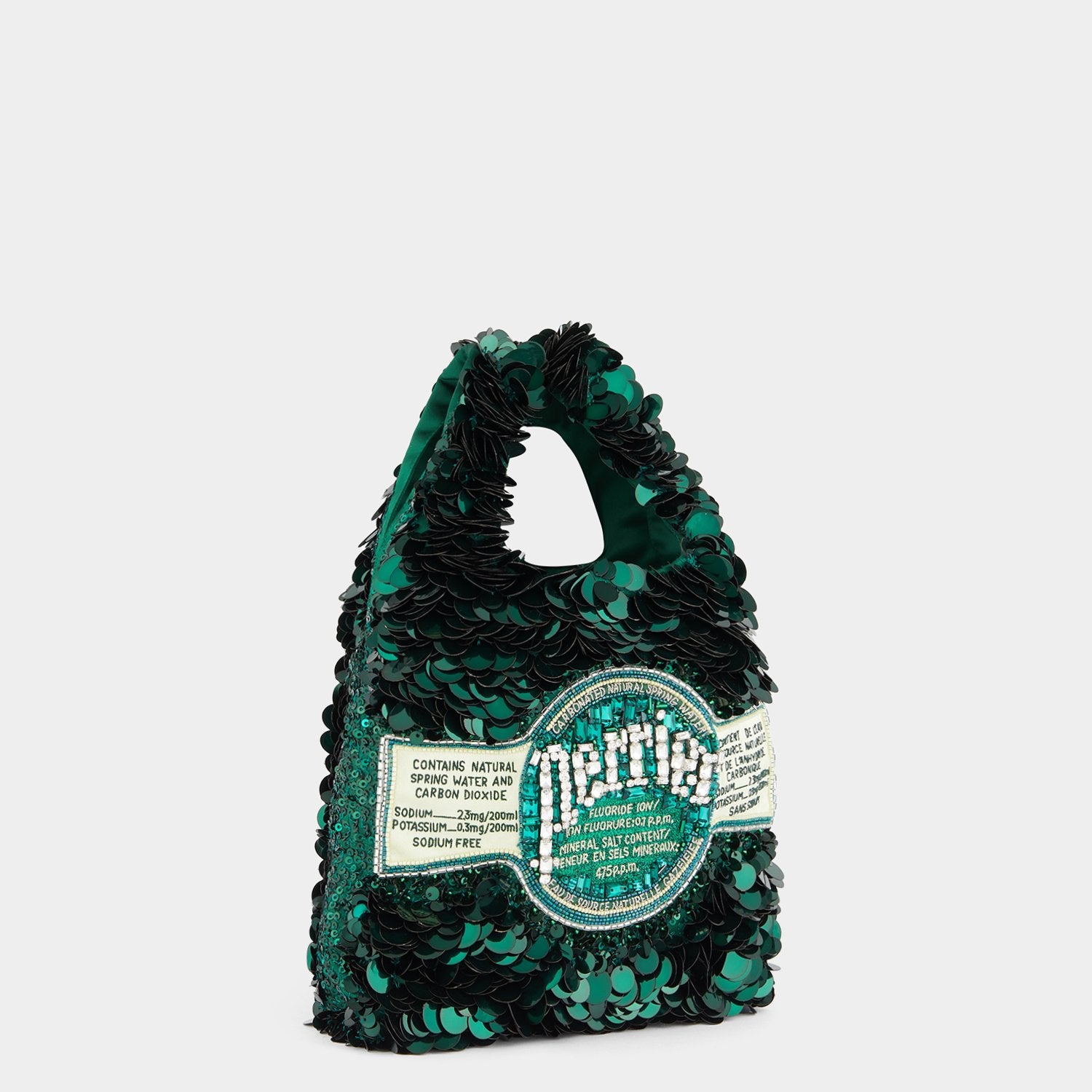Anya Brands Perrier Tote -

                  
                    Recycled Satin in Bottle Green -
                  

                  Anya Hindmarch EU
