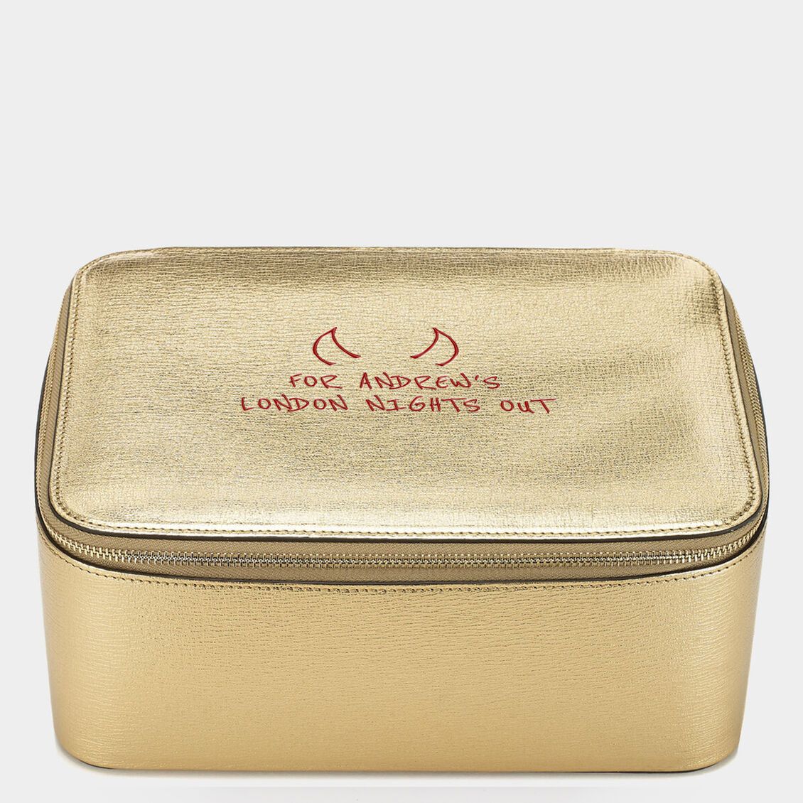 Naughty Wow Box XL -

                  
                    Capra Leather in Pale Gold -
                  

                  Anya Hindmarch EU
