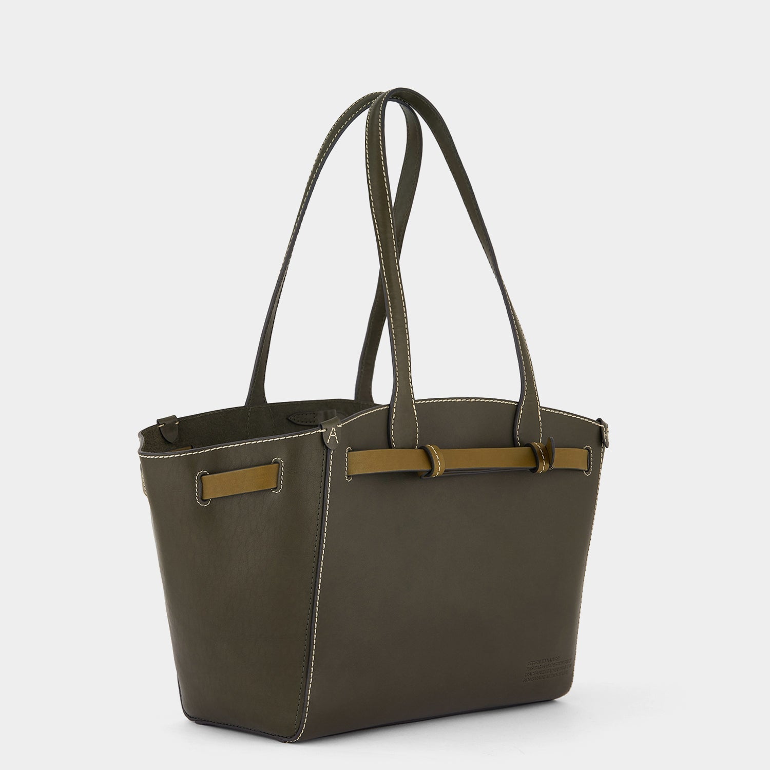 Return to Nature Tote Small -

                  
                    Compostable Leather in Dark Olive -
                  

                  Anya Hindmarch EU
