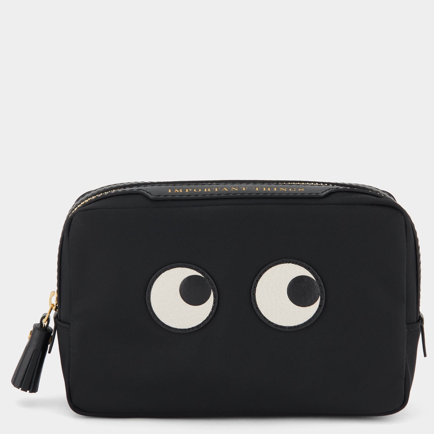 Eyes Important Things Pouch -

                  
                    Econyl® Regenerated Nylon in Black -
                  

                  Anya Hindmarch EU
