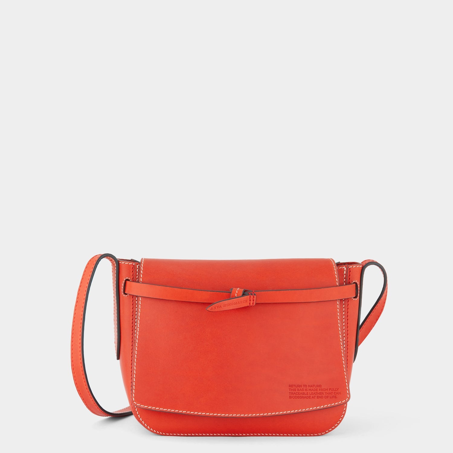 Return to Nature Cross-body -

                  
                    Compostable Leather in Flame Red -
                  

                  Anya Hindmarch EU

