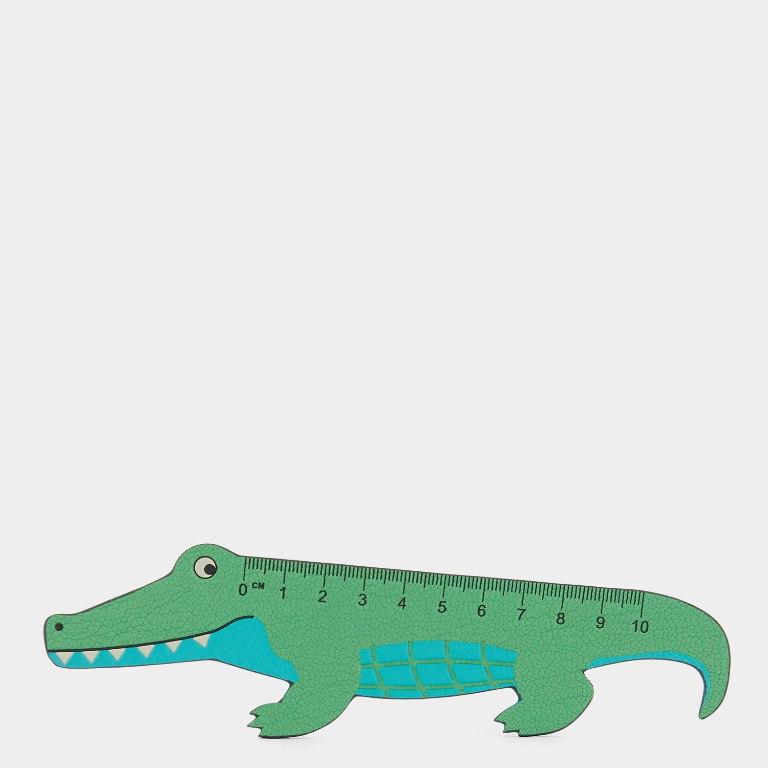 Crocodile Ruler -

                  
                    Shiny Capra in Green -
                  

                  Anya Hindmarch EU
