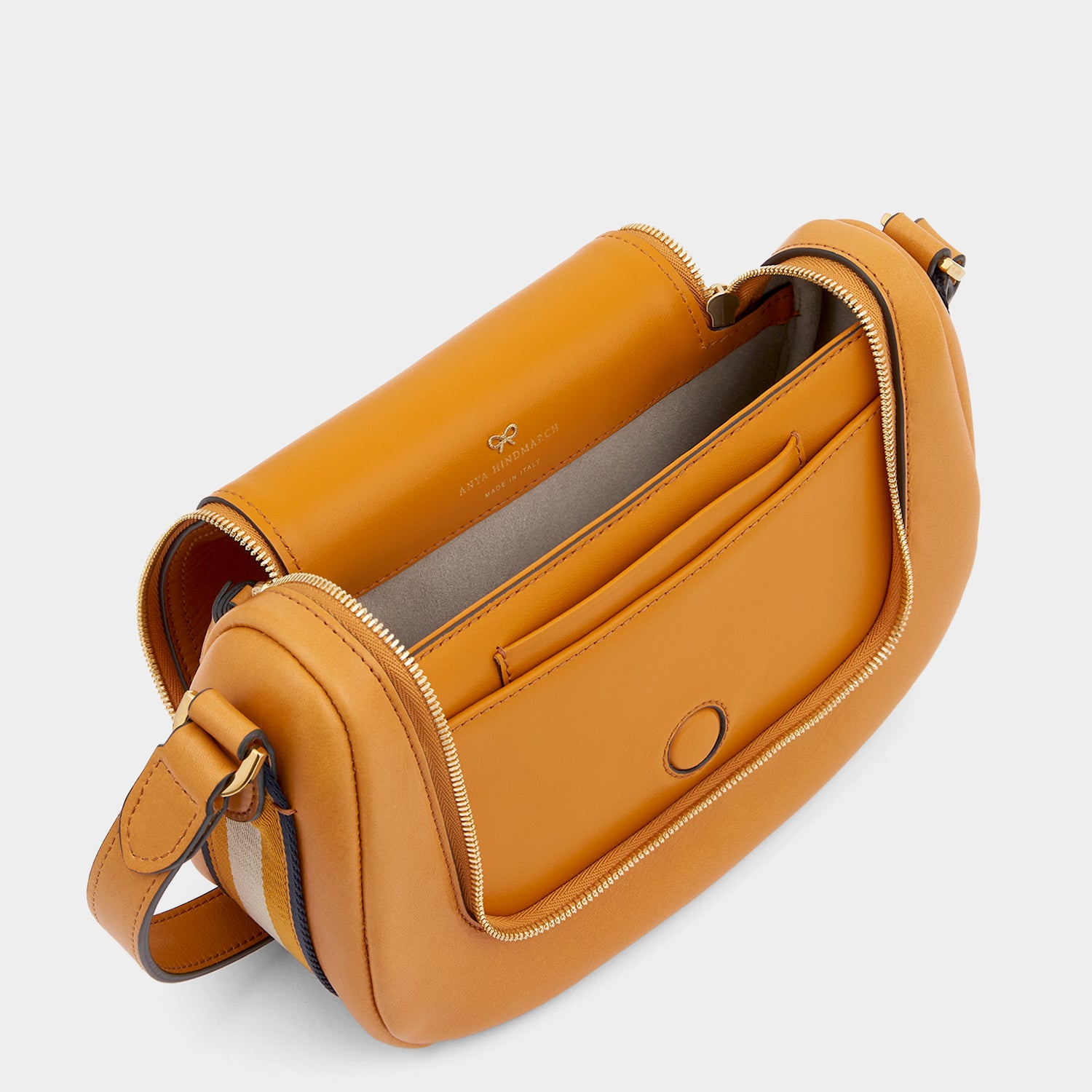 Small Vere Soft Satchel -

                  
                    Flat Leather in Amber -
                  

                  Anya Hindmarch EU
