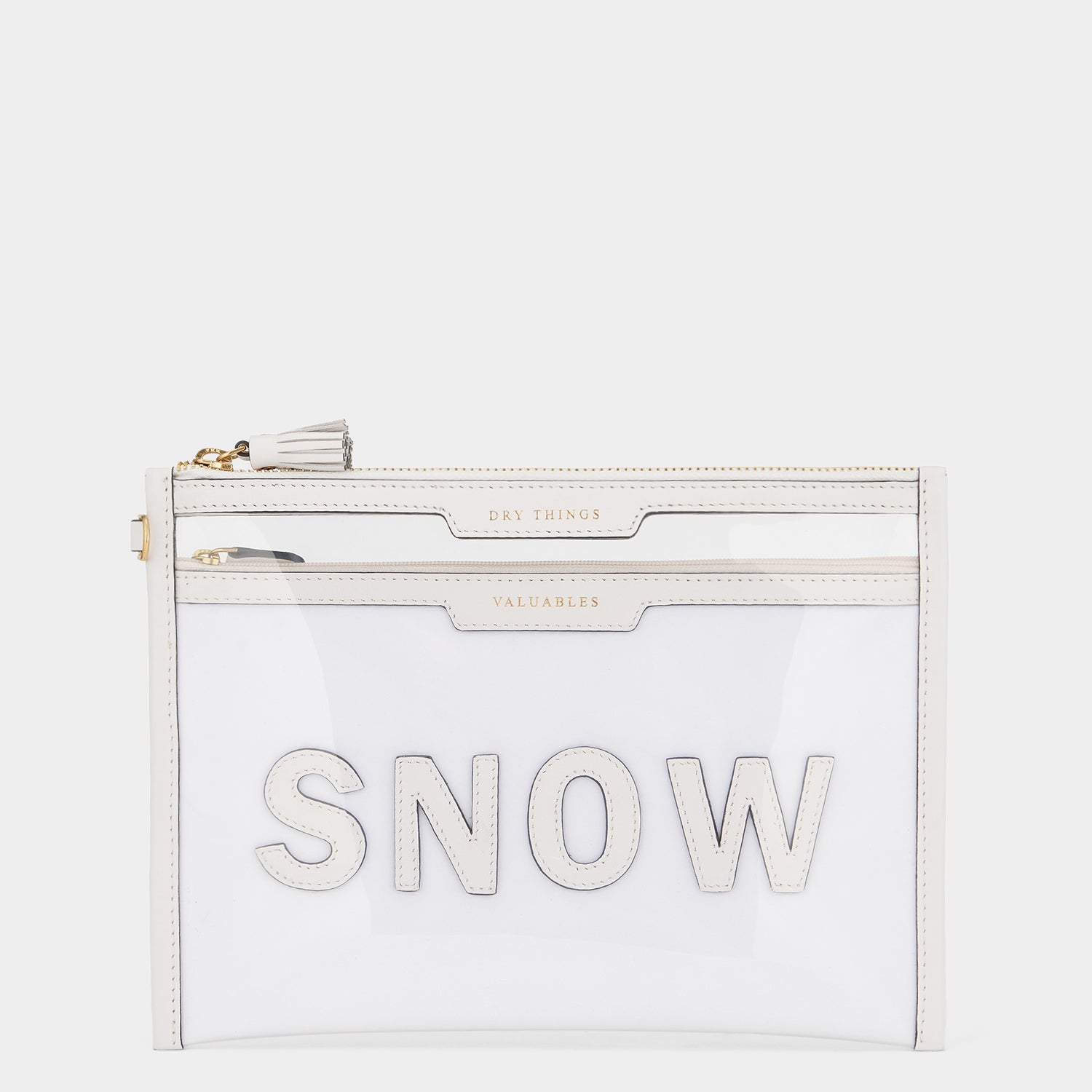 Snow Dry Things Pouch -

                  
                    Leather in White -
                  

                  Anya Hindmarch EU

