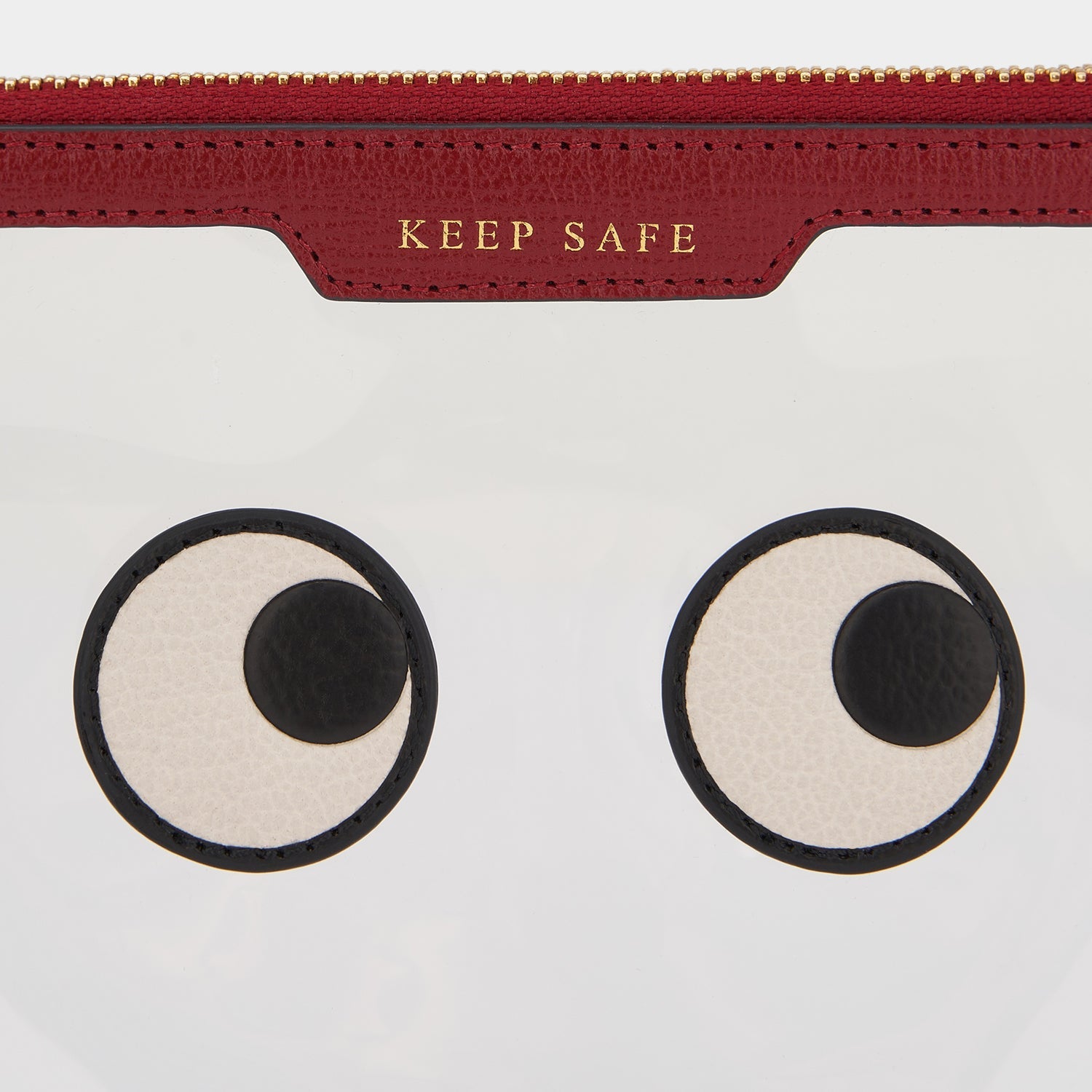 Eyes Keep Safe Pouch -

                  
                    Capra Leather in Vampire Red -
                  

                  Anya Hindmarch EU
