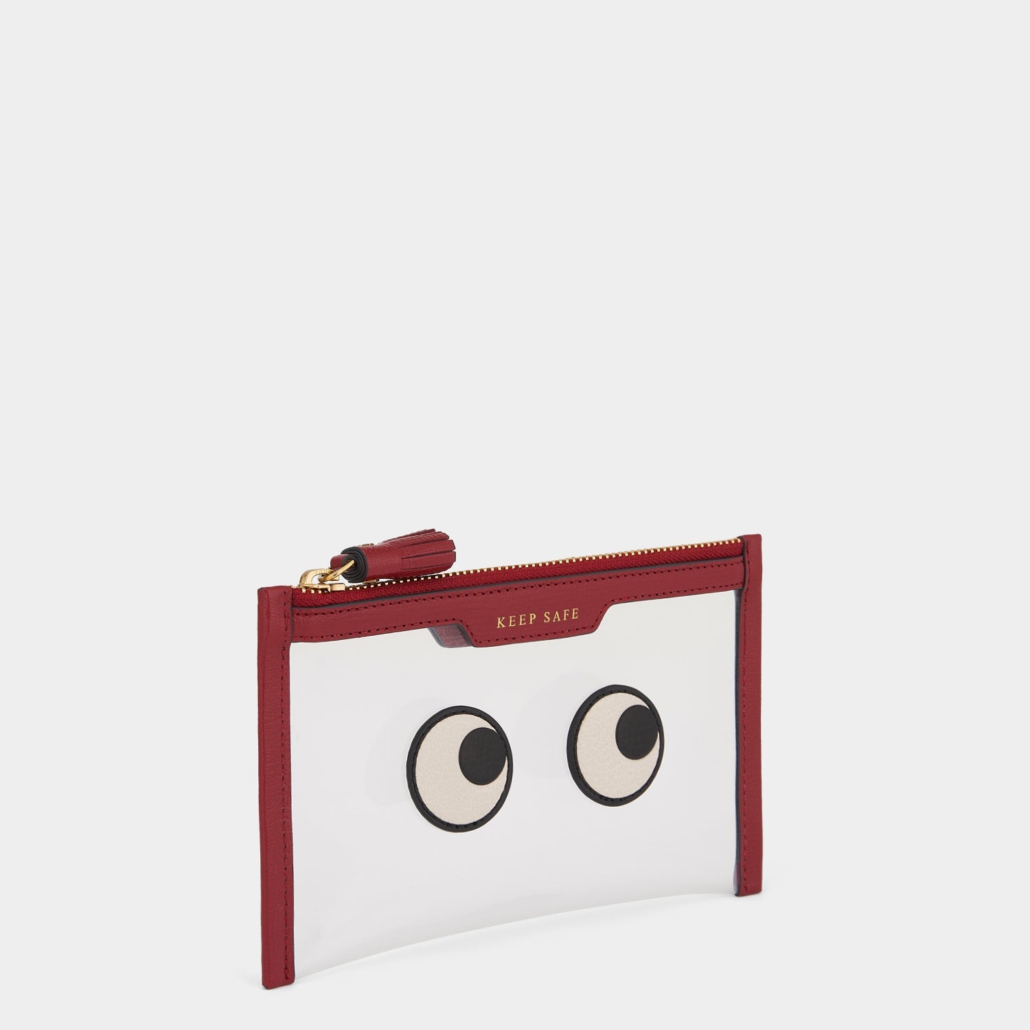 Small Eyes Keep Safe Pouch -

                  
                    Capra Leather in Vampire Red -
                  

                  Anya Hindmarch EU
