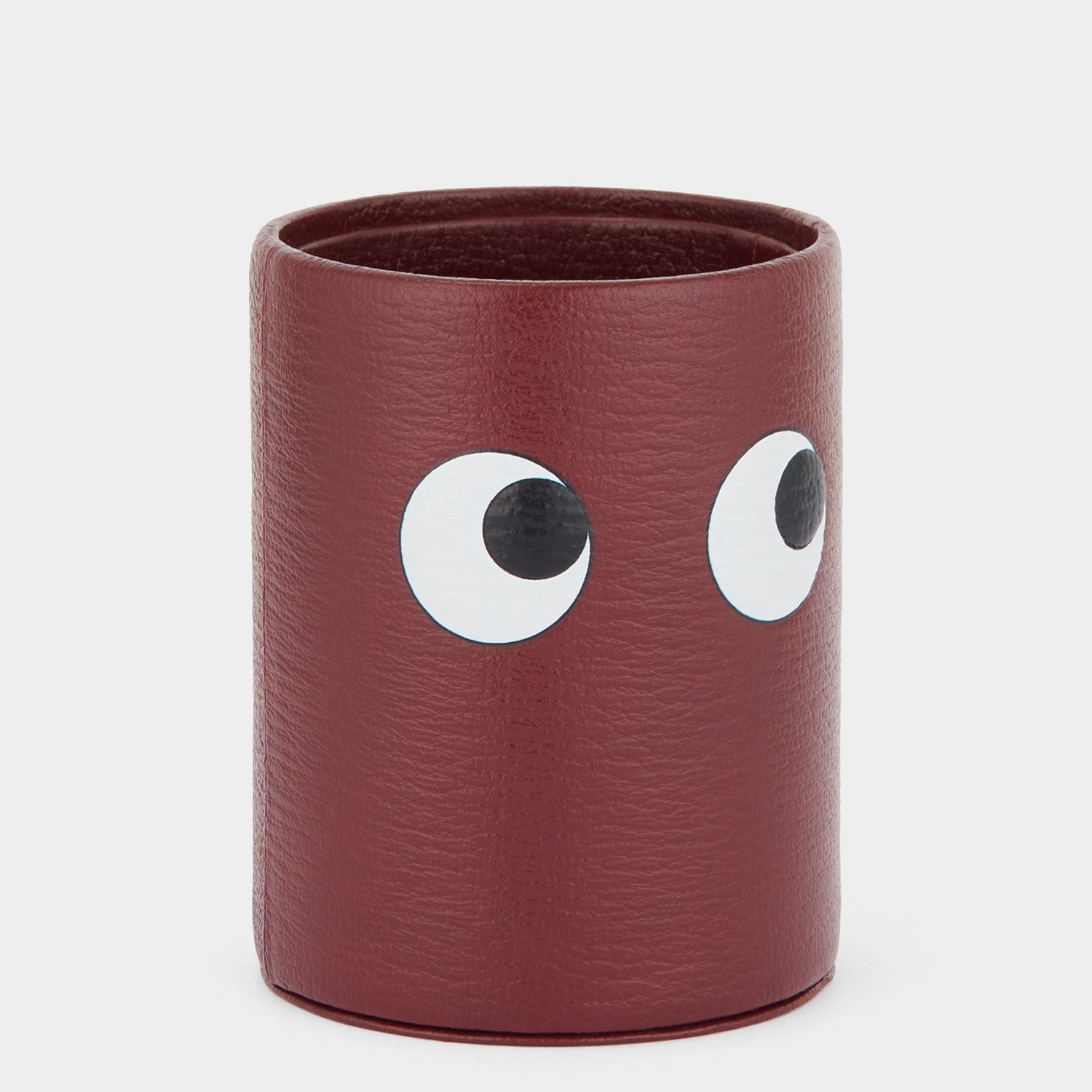 Eyes Pencil Pot -

                  
                    Capra Leather in Red -
                  

                  Anya Hindmarch EU
