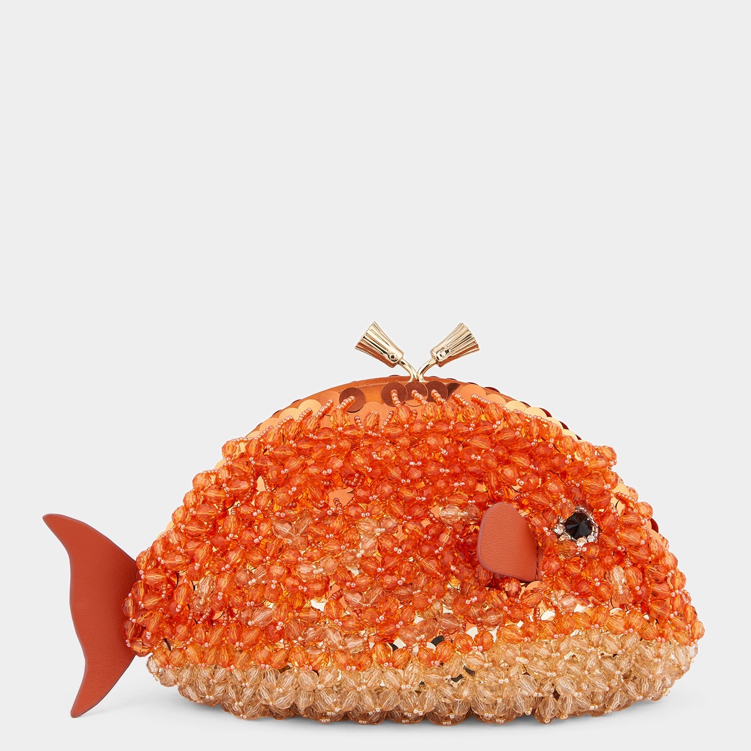 Fish Maud Tassel Clutch -

                  
                    Beads in Orange -
                  

                  Anya Hindmarch EU
