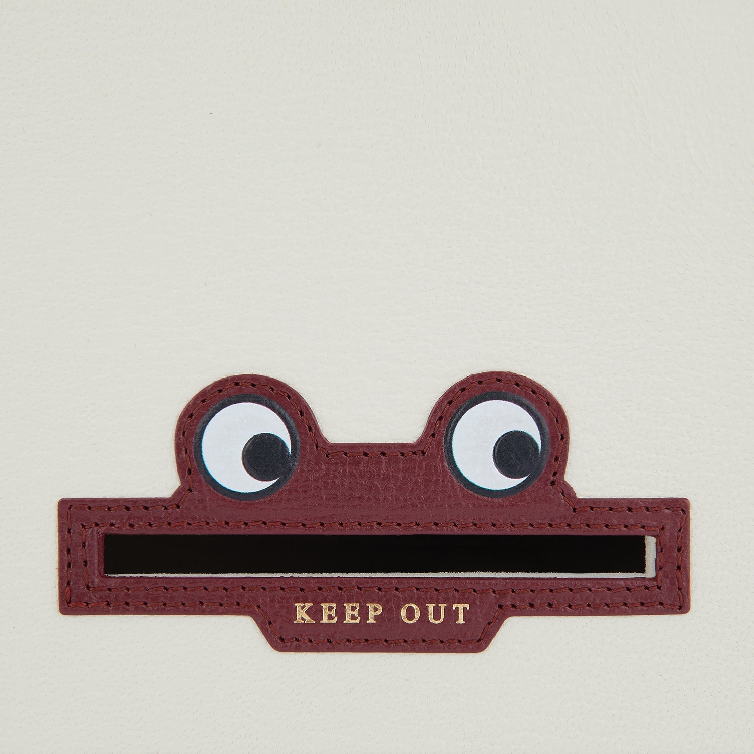 Keep Out Small Box -

                  
                    Capra Leather in Chalk -
                  

                  Anya Hindmarch EU
