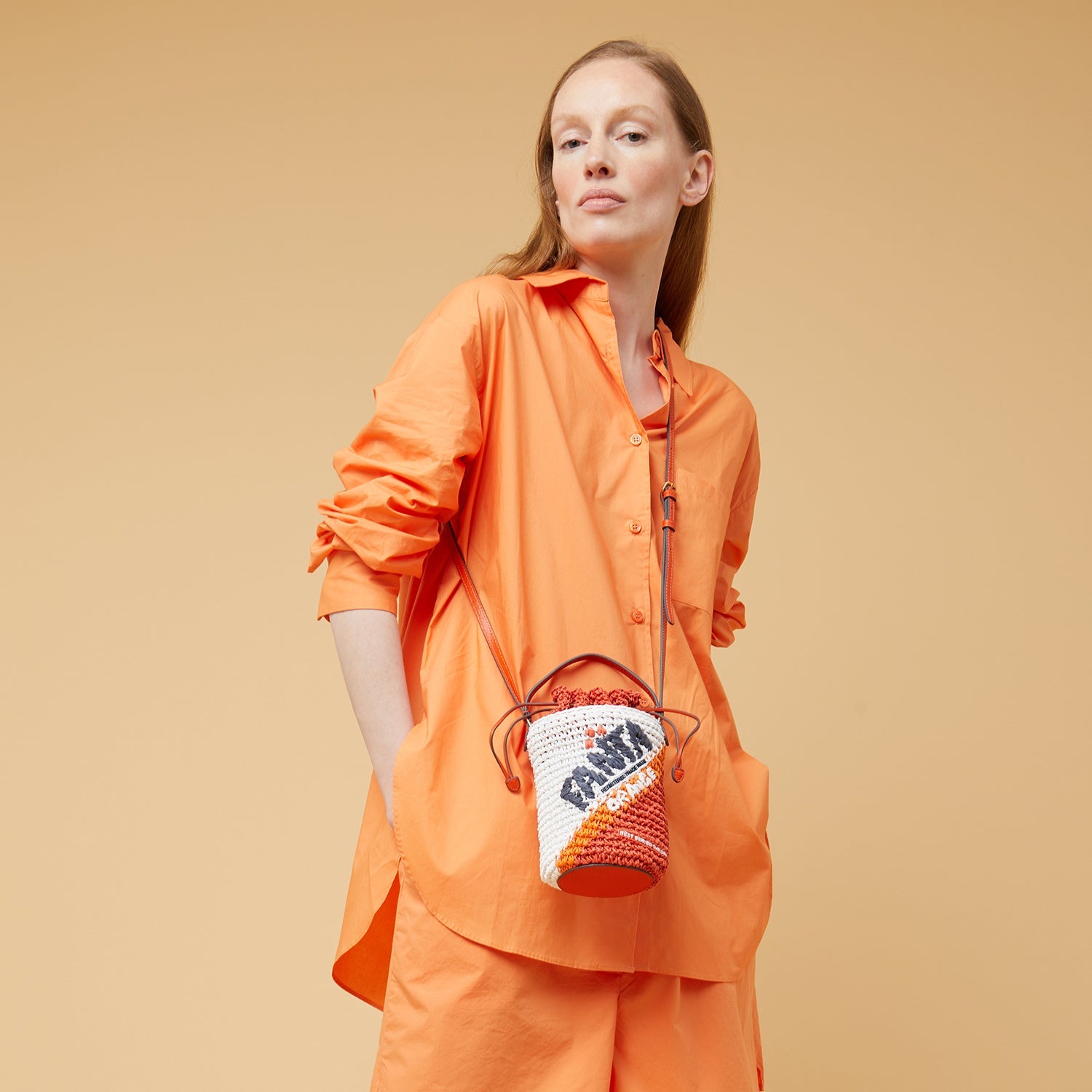 Anya Brands Fanta Cross-body -

                  
                    Woven Paper in Clementine -
                  

                  Anya Hindmarch EU
