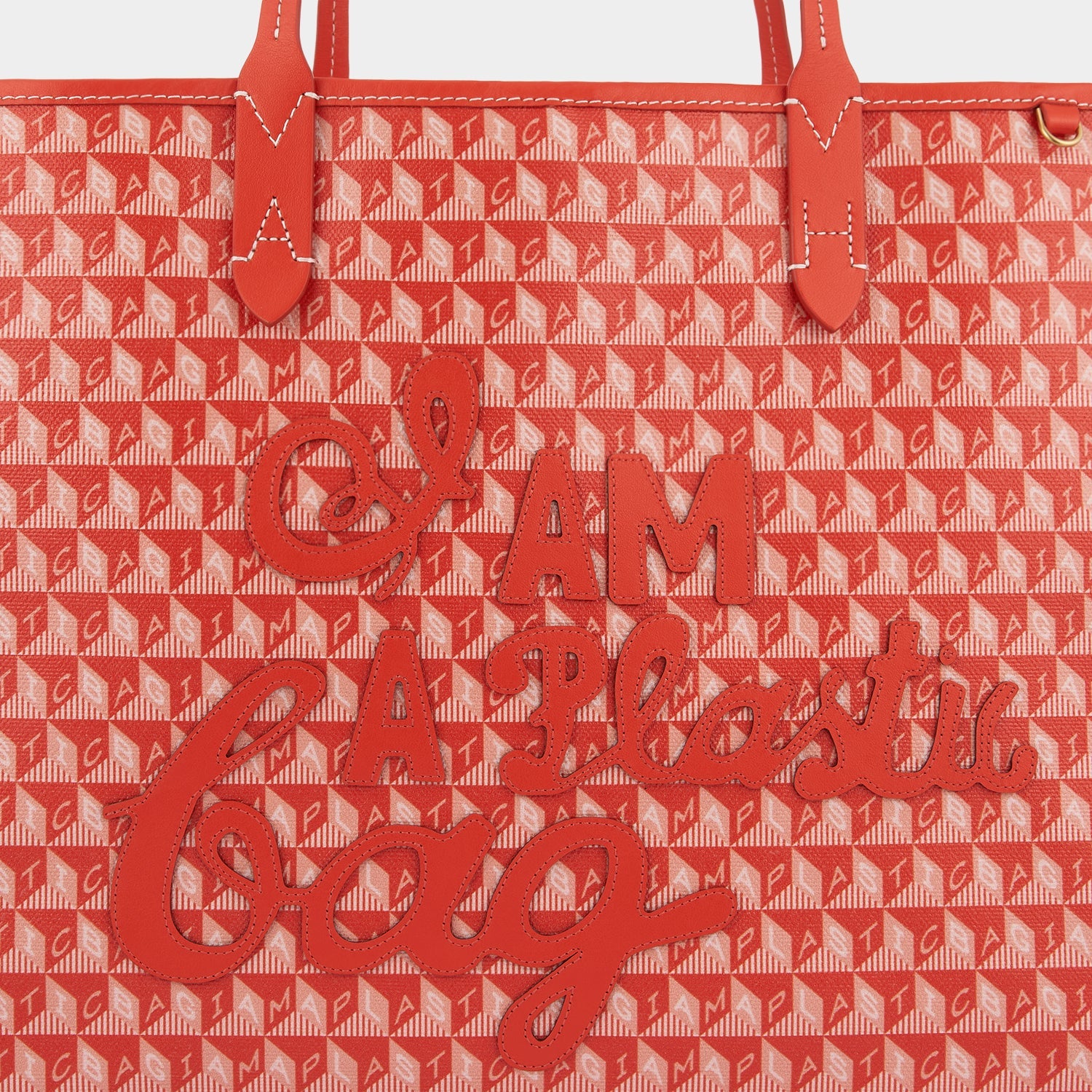 I Am A Plastic Bag Motif Tote -

                  
                    Recycled Canvas in Dark Flame Red -
                  

                  Anya Hindmarch EU
