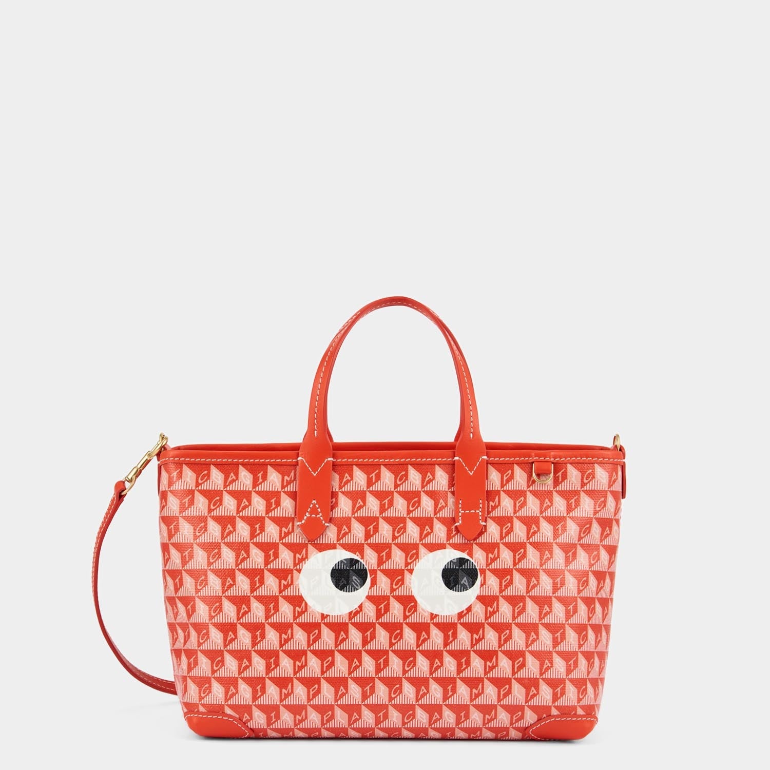 I Am A Plastic Bag XS Eyes Tote -

                  
                    Recycled Canvas in Dark Flame Red -
                  

                  Anya Hindmarch EU
