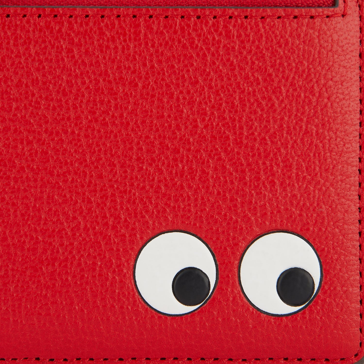 Eyes Zipped Card Case -

                  
                    Capra in Bright Red -
                  

                  Anya Hindmarch EU
