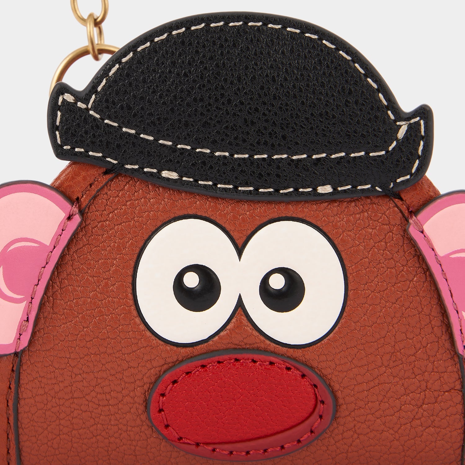 Mr Potato Head Earphones Pouch -

                  
                    Capra Leather in Nutmeg -
                  

                  Anya Hindmarch EU
