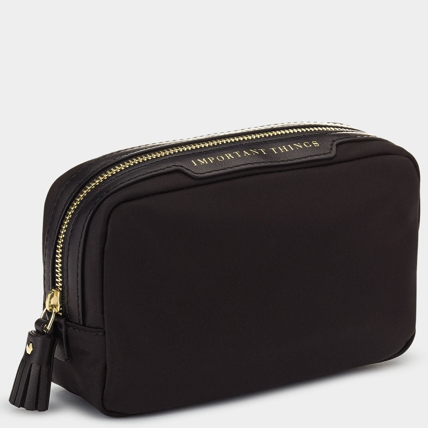 Important Things Pouch -

                  
                    ECONYL® Regenerated Nylon in Black -
                  

                  Anya Hindmarch EU
