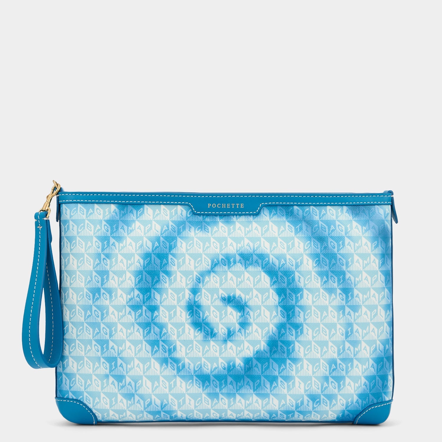 I am a Plastic Bag Tie Dye Pochette -

                  
                    Recycled Canvas in Peacock -
                  

                  Anya Hindmarch EU
